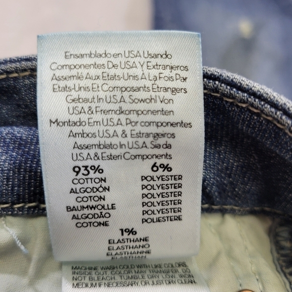 Mother The Looker Crop Gypsy Distressed With Frayed Ankless Size 25 - Picture 14 of 16